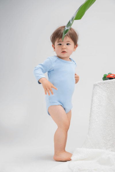 Dječji Bodi s Dugim Rukavima s Tiskom | Babybugz