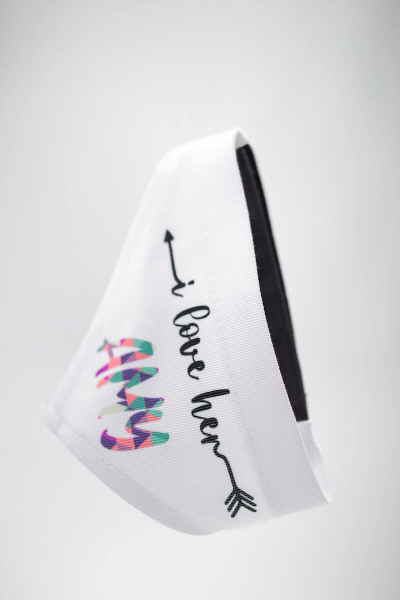 Kreiraj Marama na Čičak za Psa s Tiskom po želji 32 - 38 cm 