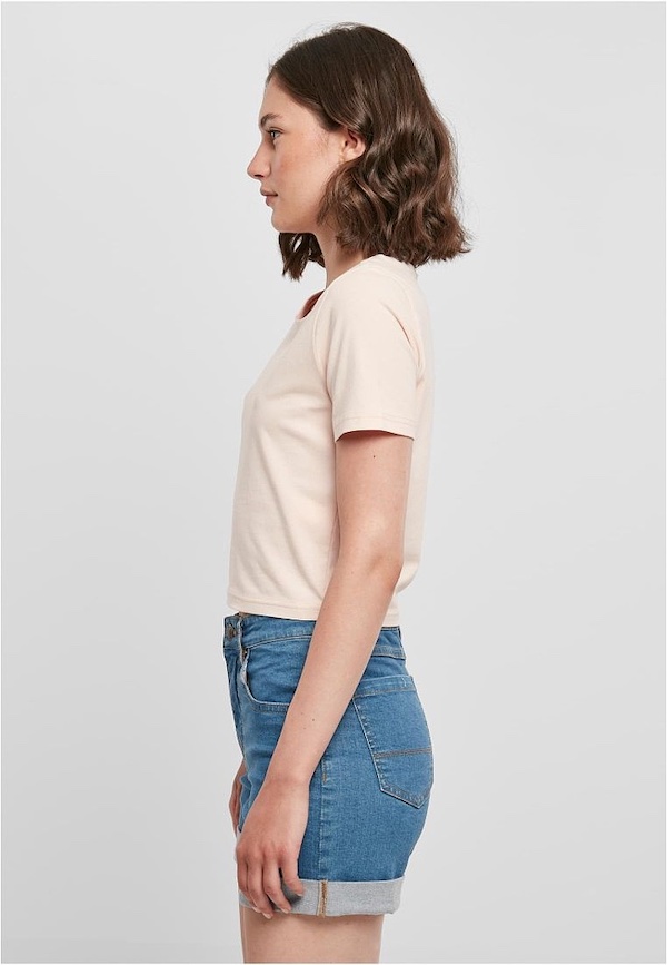 BYB Crop-Top Ženska Majica Kratkih Rukava s Printom