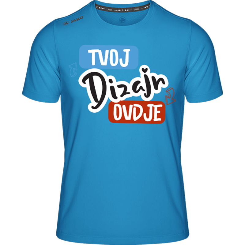 Tisak na Mušku Majicu za Trčanje JAKO T-Shirt RUN 2.0 - puppynator.hr