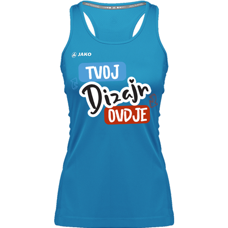 Tisak Majice JAKO Tanktop RUN 2.0 Ženska – Trčanje i Fitness - puppynator.hr