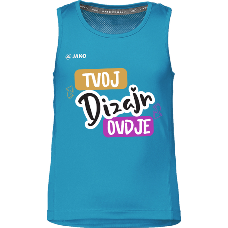 Tisak na JAKO Tanktop RUN 2.0 – Dječja Majica bez Rukava - puppynator.hr