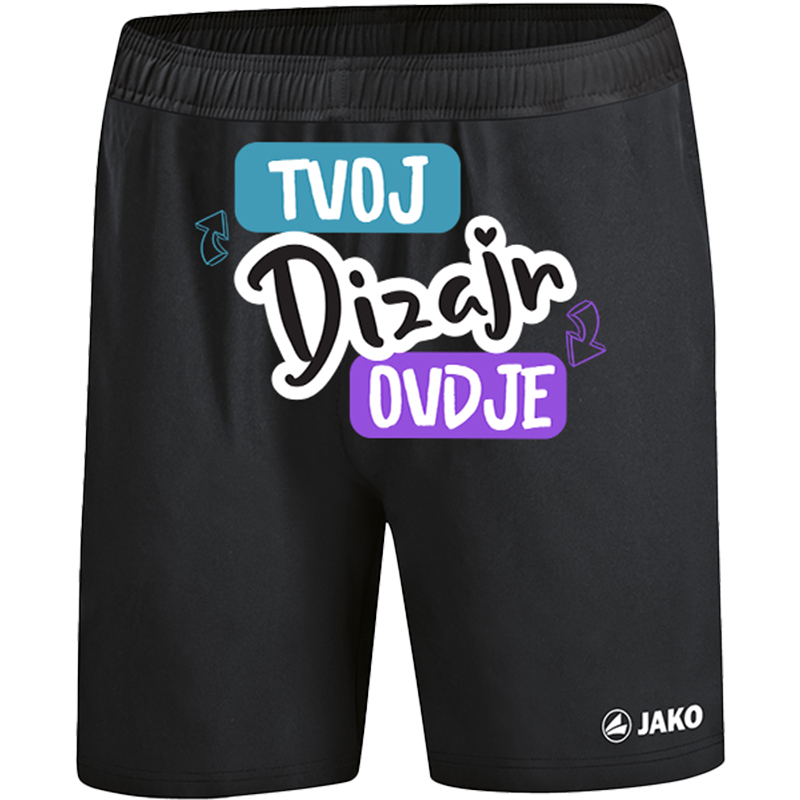 Tisak na Muškim Kratkim Hlačama JAKO Short RUN 2.0 - puppynator.hr