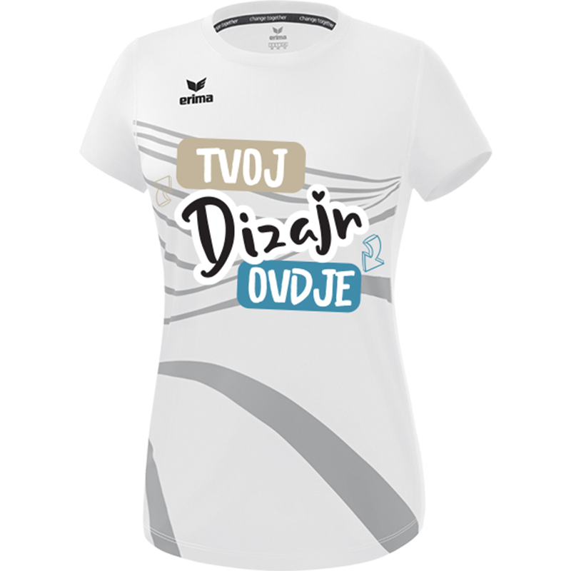Tisak na Brendiranu Žensku Majicu Kratkih Rukava ERIMA - puppynator.hr
