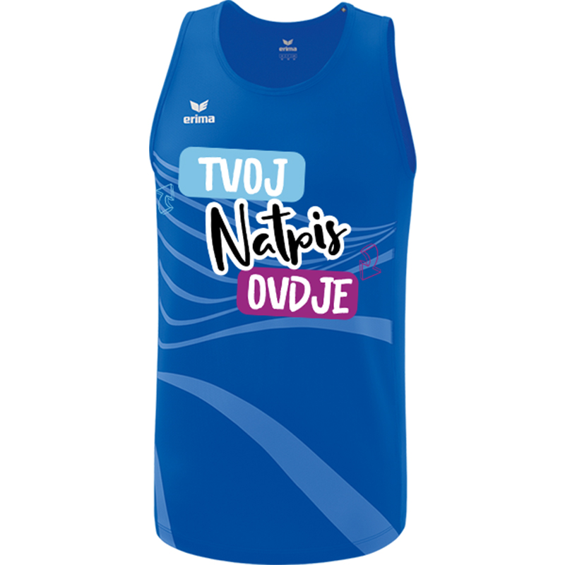 Tisak na Muškoj Sportskoj Majici bez Rukava ERIMA Racing - puppynator.hr