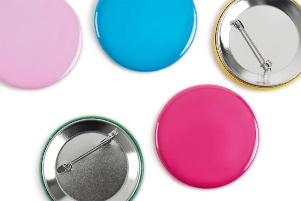 Aluminijski Bedž s Tiskom 56 mm | Dizajniraj Bedž Online