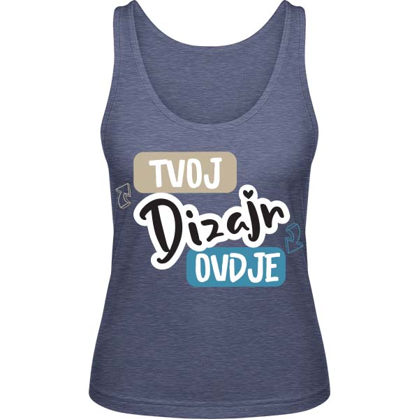 Ženska Majica Bez Rukava s tiskom po želji