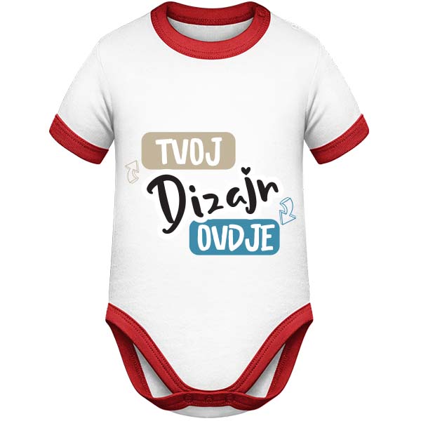 Dječji Bodi za bebe s natpisom, fotom, slikom