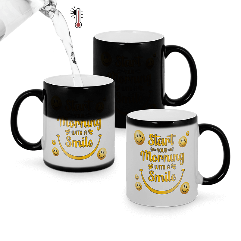 Tisak šalice koja mijenja boju