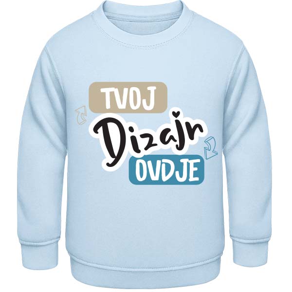 Dječja Duksa s Tiskom po Želji - s natpisom, slikom, foto