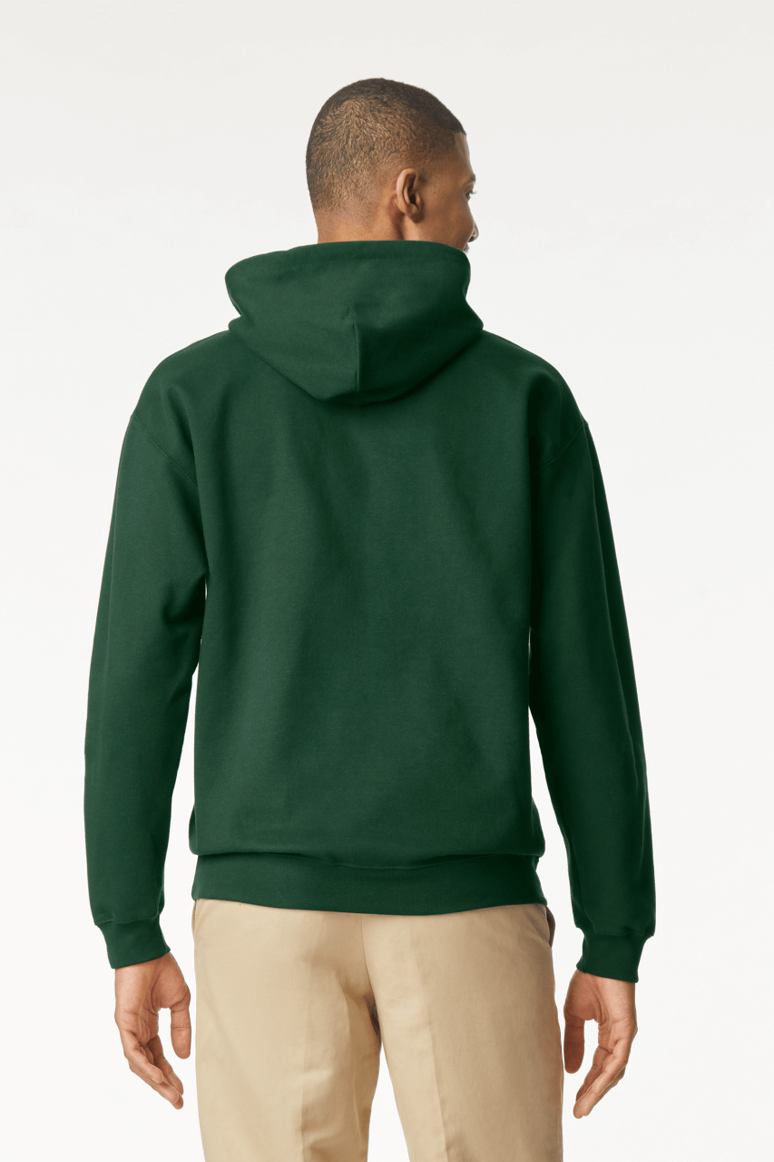 Duksa s Kapuljačom s Tiskom i Klokan Džepom Gildan