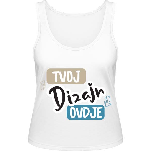 Tisak na Žensku Majicu Bez Rukava