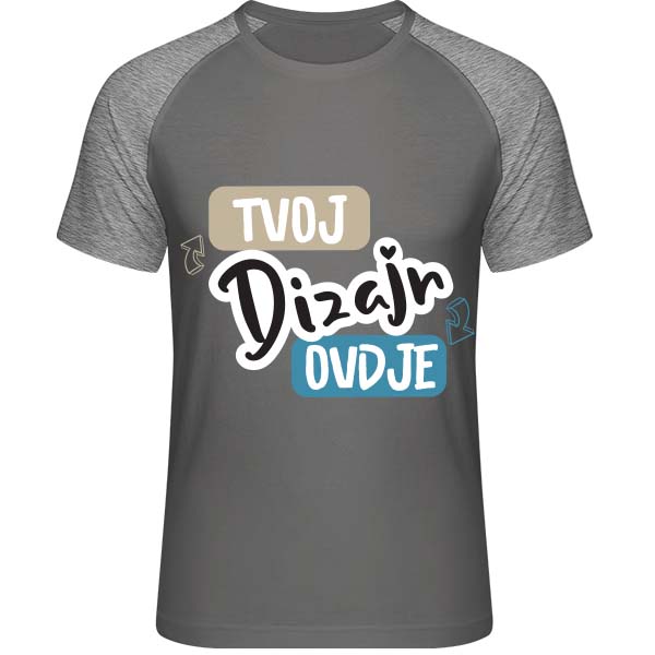 Produljena Majica za Tisak po Želji - Natpis, slika, foto