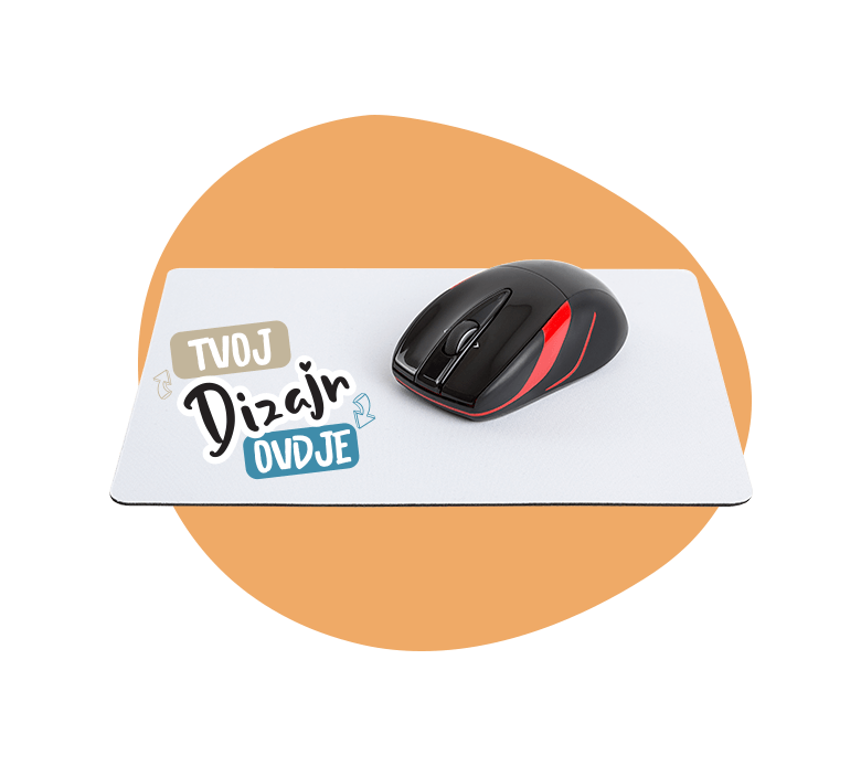 Podloga za Miš s Tiskom po Želji | Dizajniraj Poklon Online