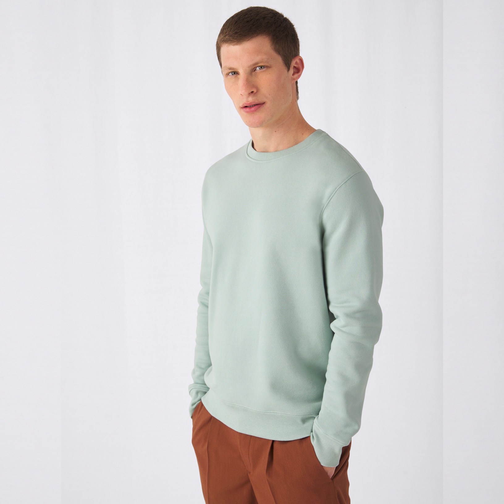 Tisak na Mušku Duksericu bez Kapuljače | B&C CREW