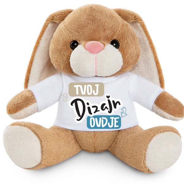 Plišani Zeko Bunny s Tiskom po Želji Online