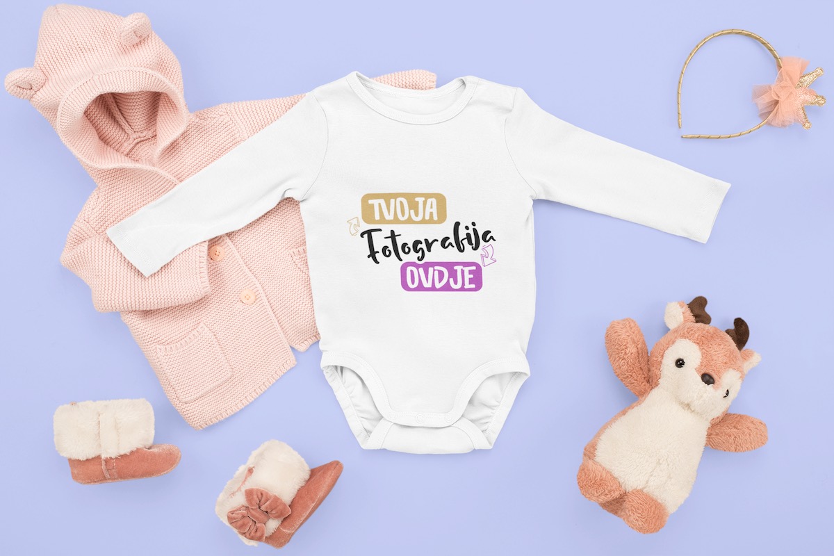 Bodi od biopamuka s dugim rukavima na puppynator.hr