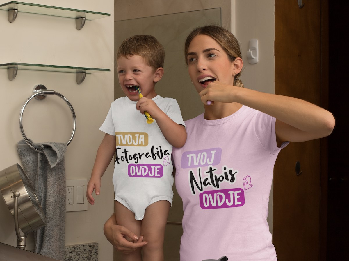 Dječji bodi s imenom kreirati ćeš na puppynator.hr