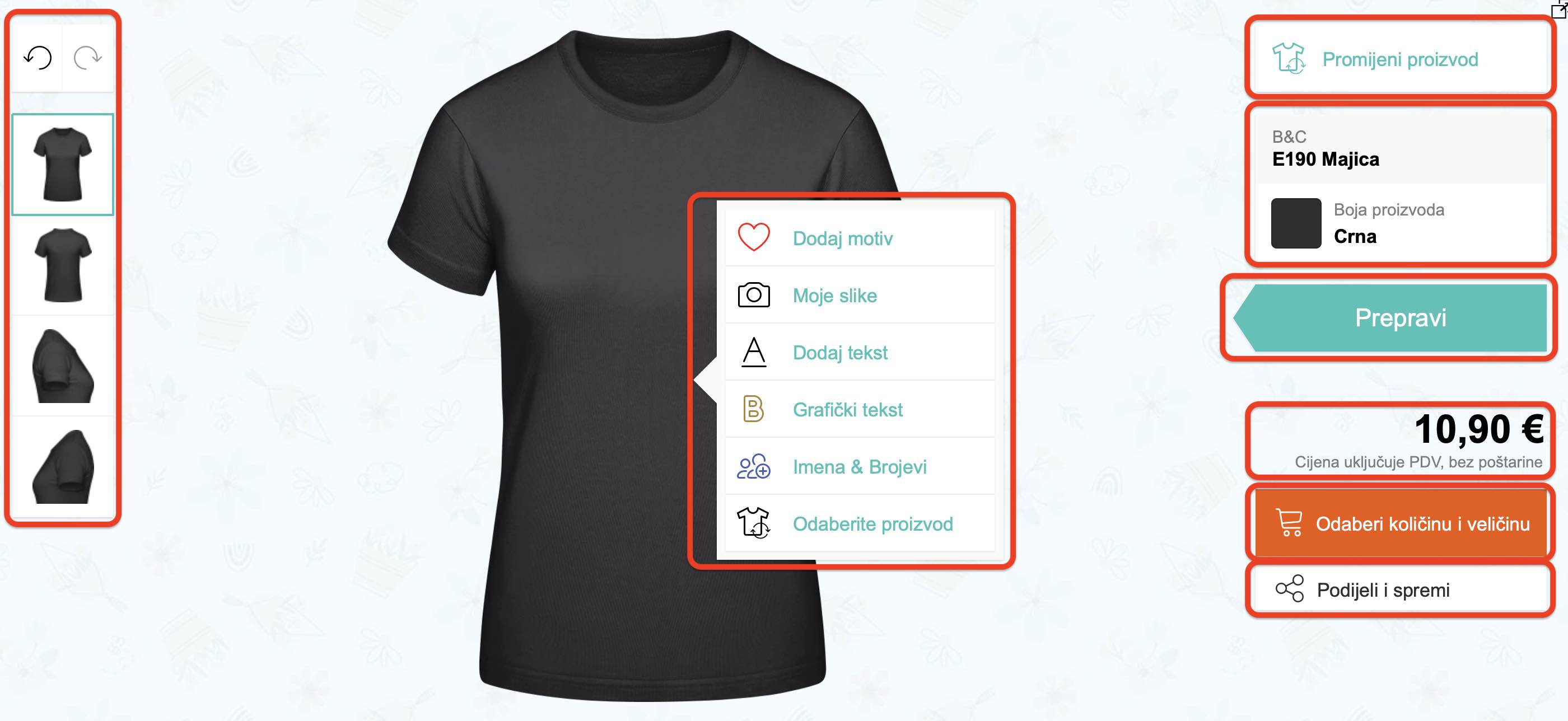 Što mogu učiniti u Online Kreatoru