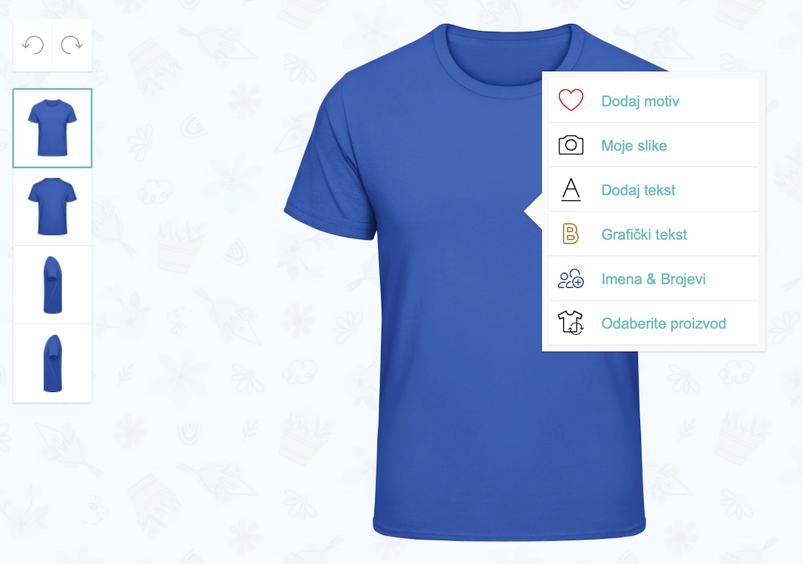 Dizajniraj hobi majicu po želji online - puppynator.hr