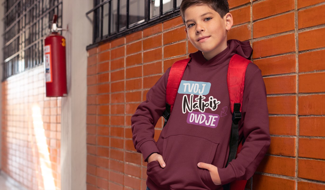 Duksa za osmaše s natpisom - puppynator.hr