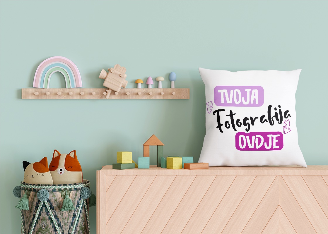 Jastuk s fotografijom omiljenog glumca - puppynator.hr