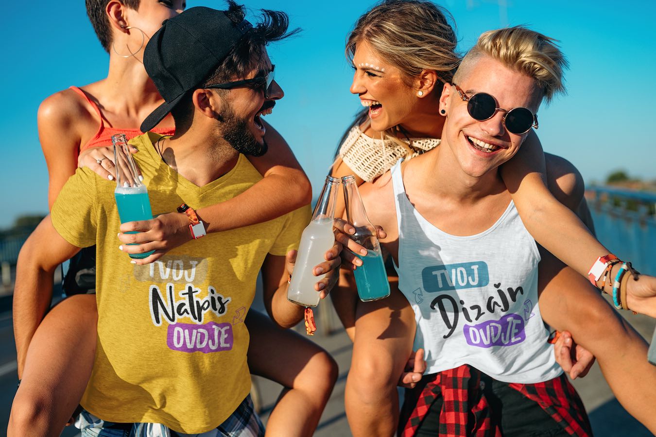 Dizajniraj svoju ljetnu majicu za zabave online na puppynator.hr