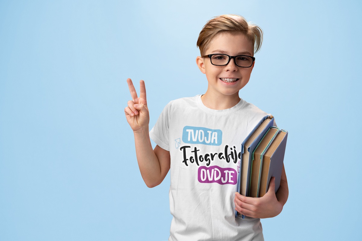 Majica s fotografijom i natpisom za kraj godine po želji- puppynator.hr