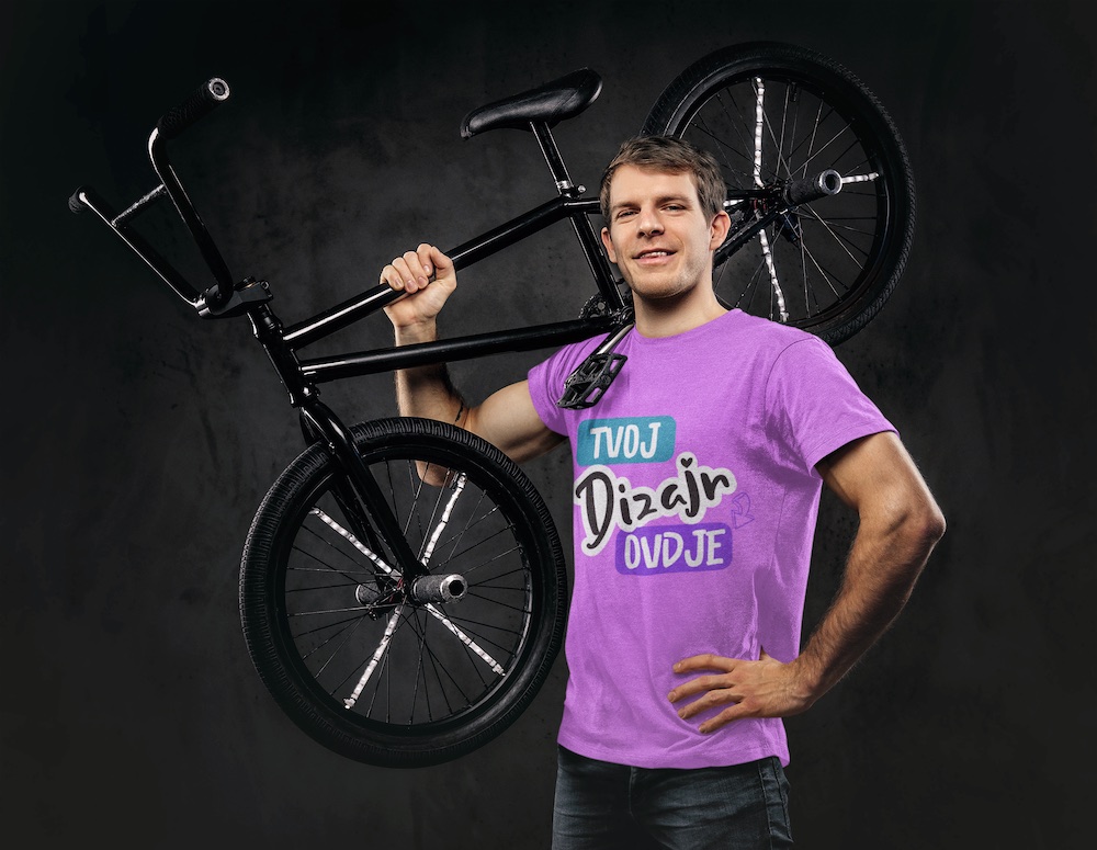 Majica za bicikliste s tiskom na puppynator.hr