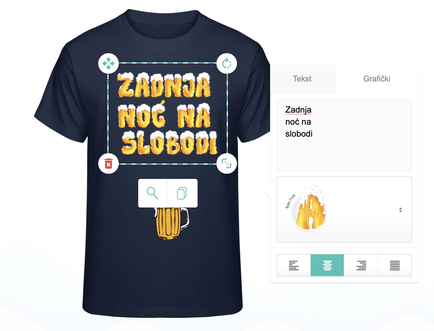 Muška majica za momačku večer - puppynator.hr