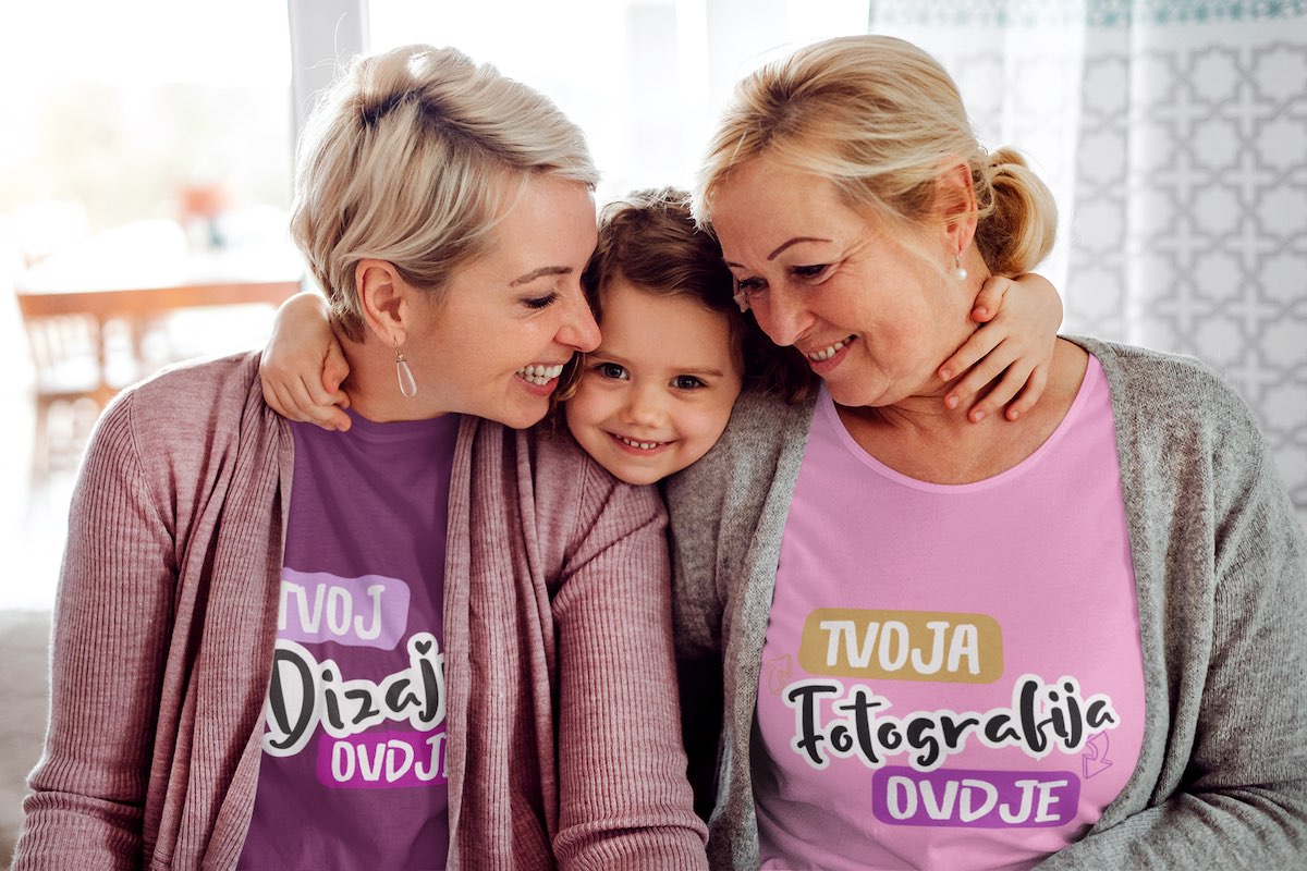 Kreiraj originalnu majicu za baku i kumu - puppynator.hr