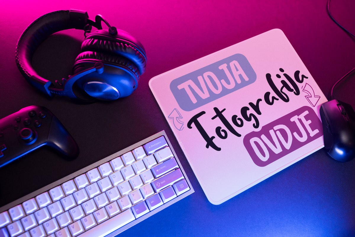 Tisak fotografija na podlogu za miša za djecu