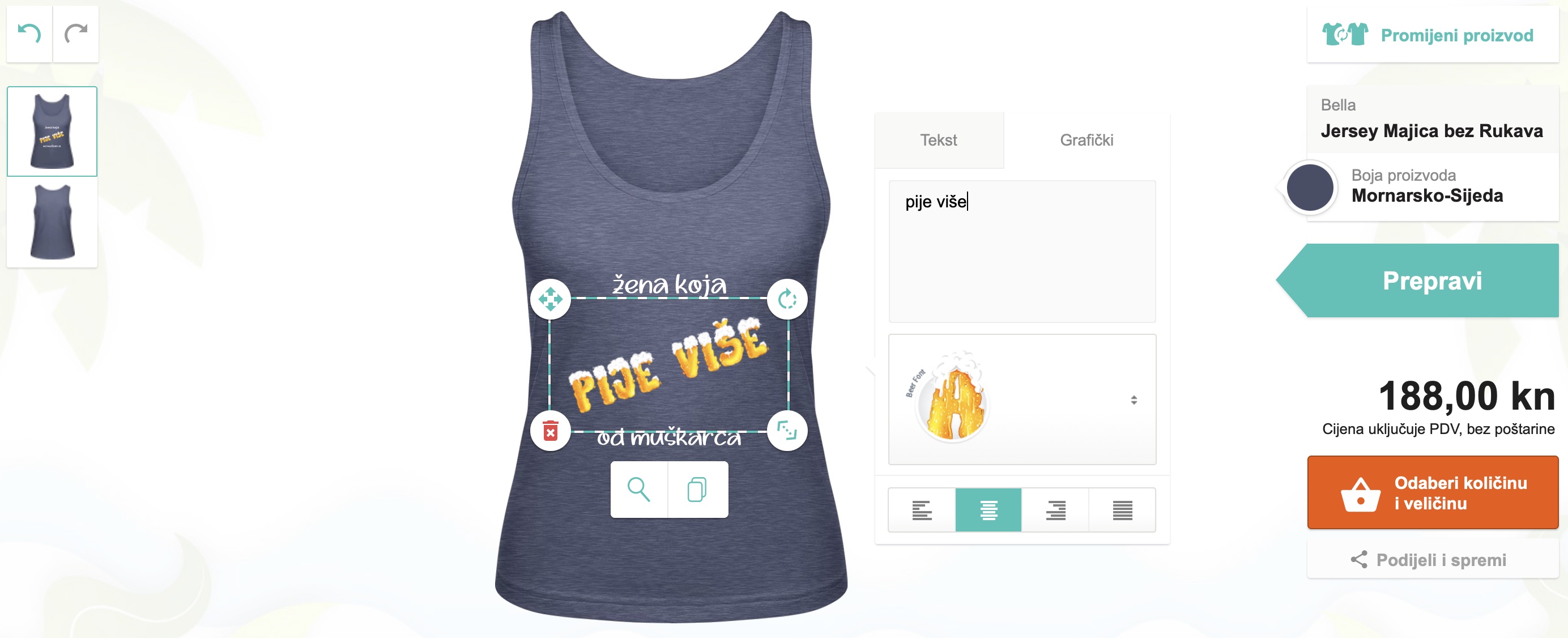 Ženske majice s motivom piva - puppynator.hr