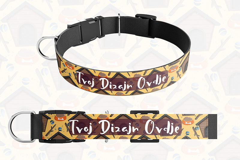 Ogrlica i vodilica za pse s imenom - puppynator.hr