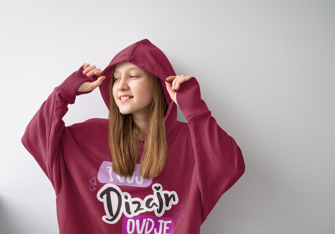 Dječja dukserica s personaliziranim tiskom - puppynator.hr