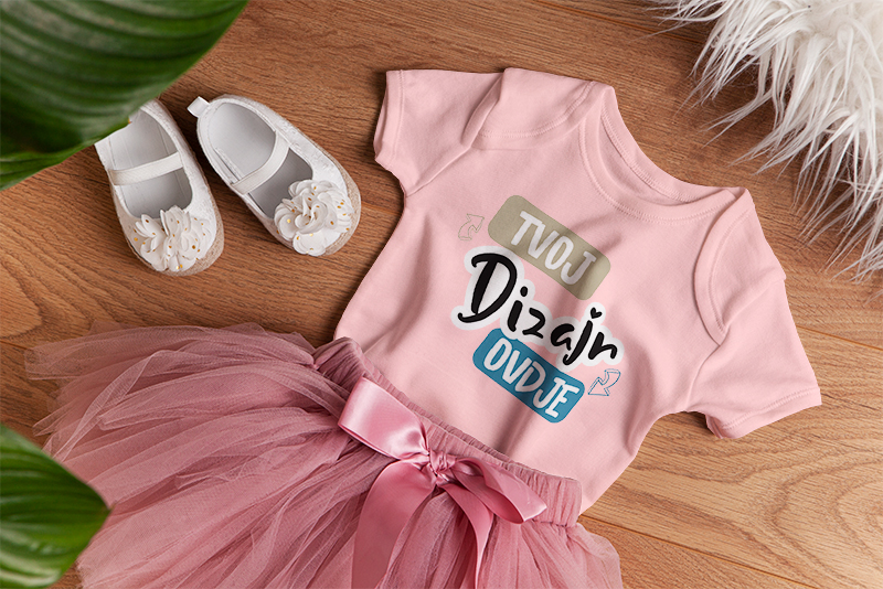 Bodi za bebe s tiskom po želji - puppynator.hr