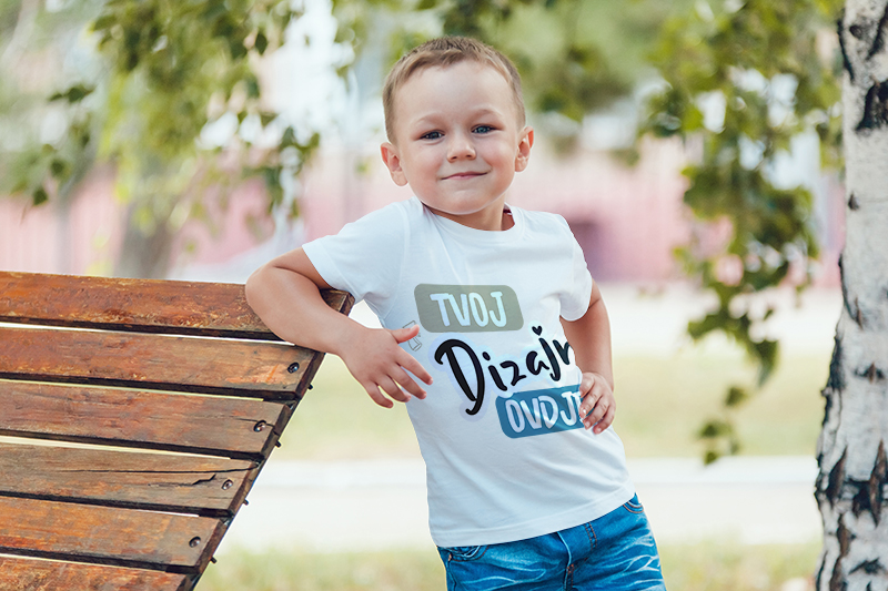 Dječja ljetna majica s printom - puppynator.hr