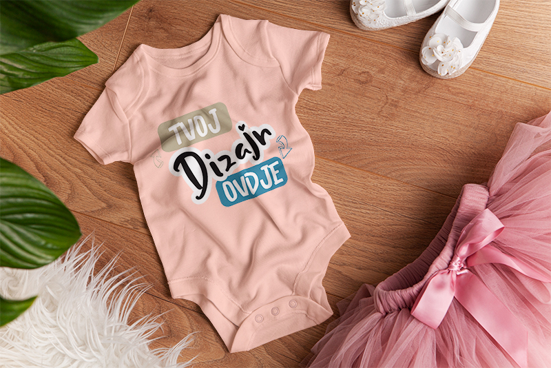 Dječji bodi s personaliziranim natpisom - puppynator.hr