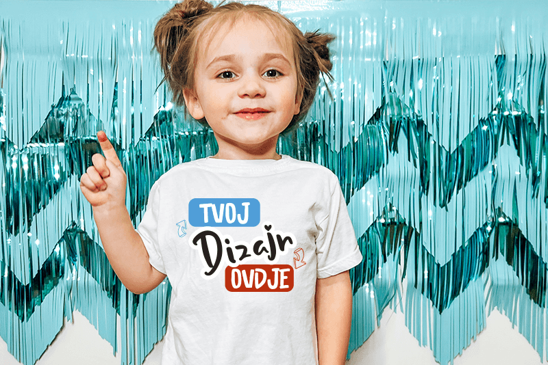 Dječja majica s tiskom po želji - puppynator.hr