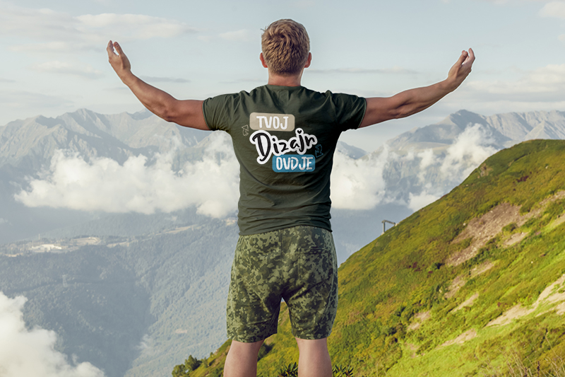 Muška majica s tiskom za grupe s popustom - puppynator.hr