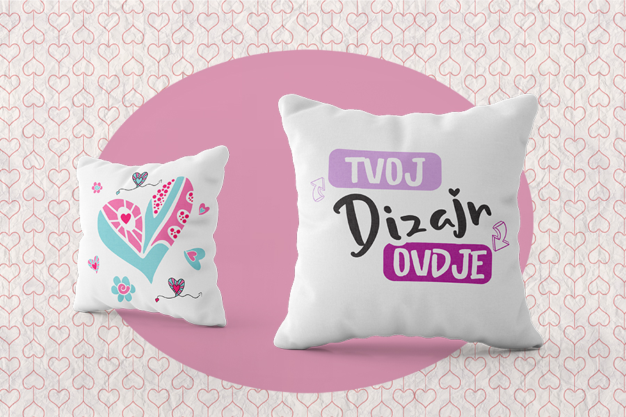 Jastuci s imenom, tisak na jastuk - puppynator.hr
