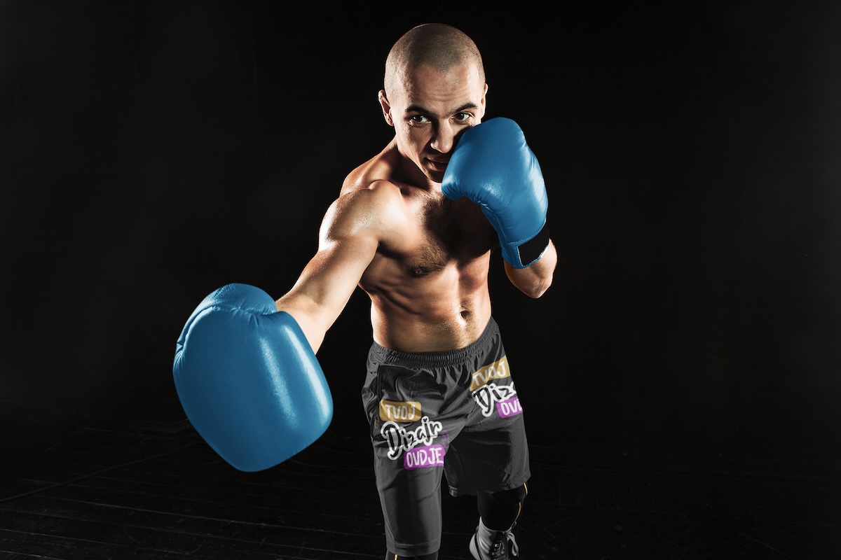 Muške sportske kratke hlače s tiskom po želji - puppynator.hr