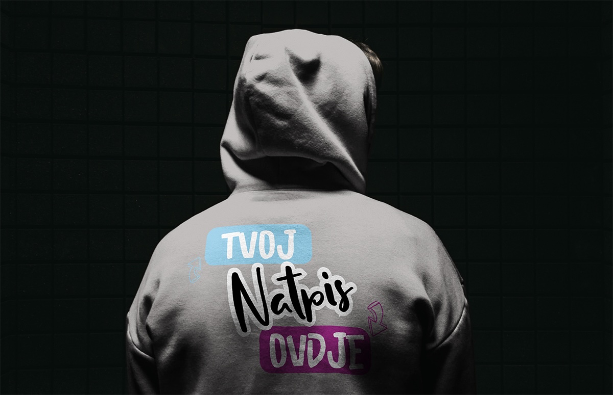 Tisak na duksu Under Armour - puppynator.hr