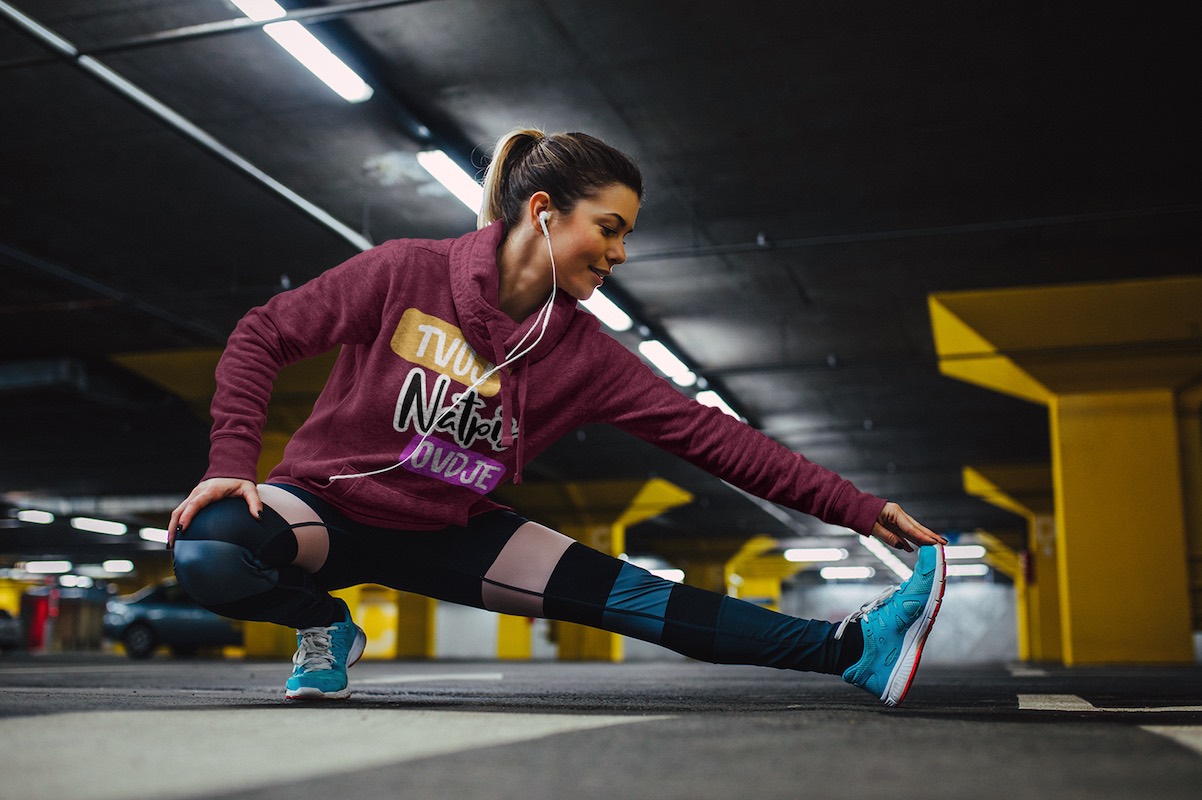 Ženska dukserica s natpisom po želji ili sportske dukserice - puppynator.hr