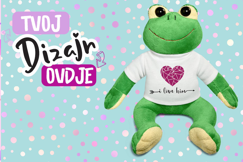 Pllišane igračke s imenom – Plišanac s natpisom po želji- puppynator.hr