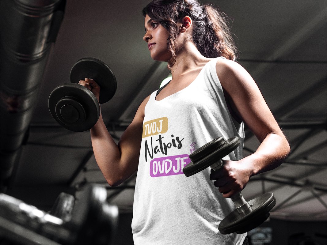 Ženske sportske majice s tiskom - puppynator.hr